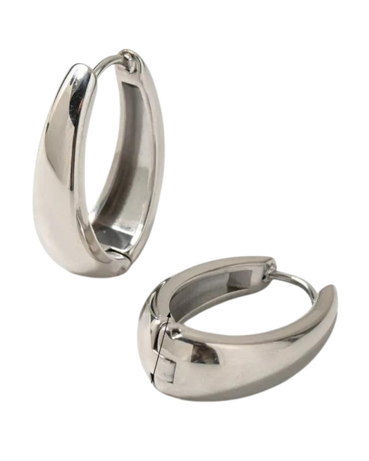 Alicia Silver Earrings 316L Stainless Steel