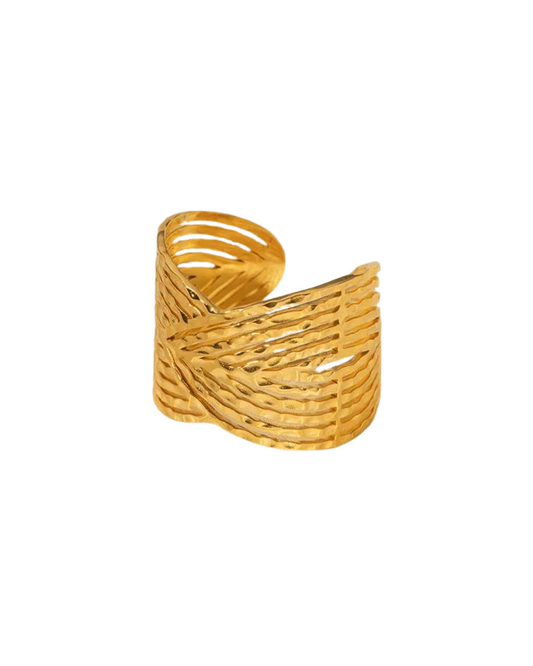 Mia Gold Adjustable Ring