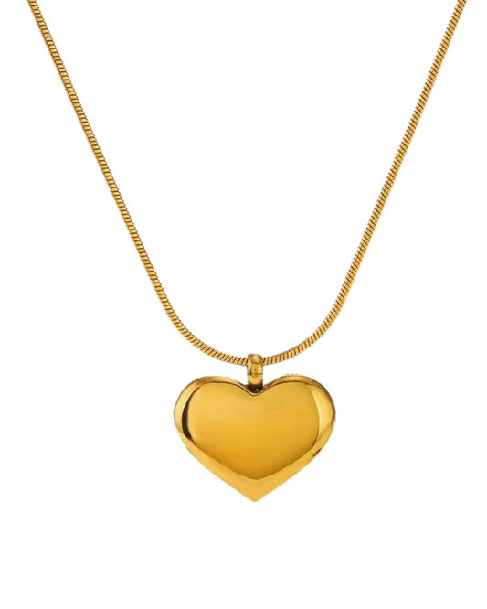 Marina Gold Heart Necklace