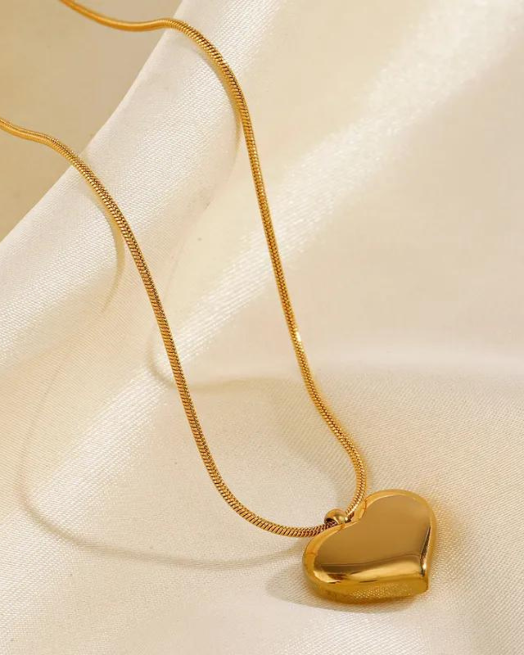 Marina Gold Heart Necklace