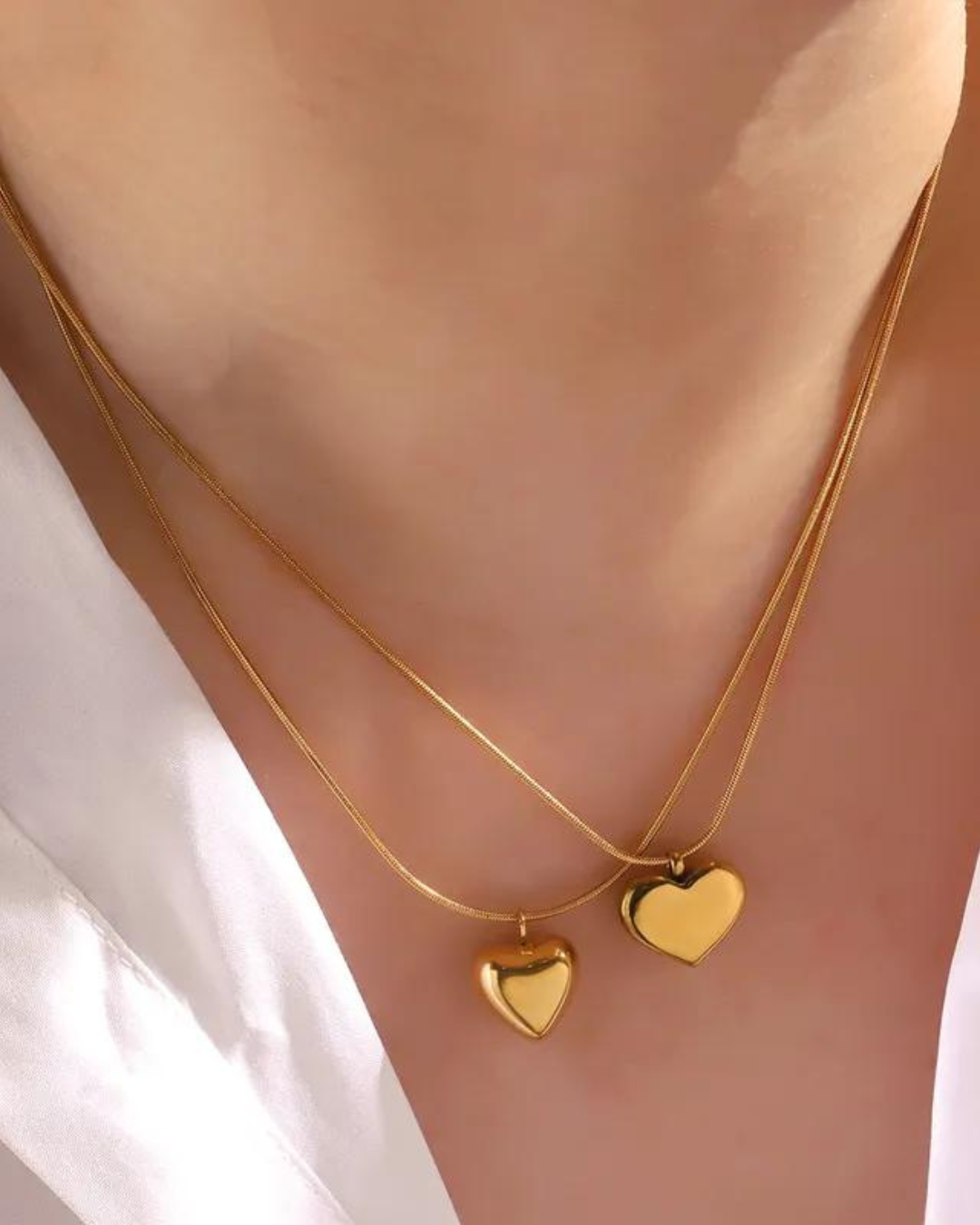 Marina Gold Heart Necklace