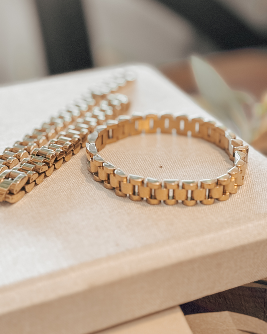 Amara Gold Solid Gold Bracelet