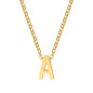 Alina Small Initial Gold Necklace