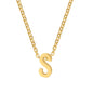 Alina Small Initial Gold Necklace