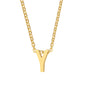 Alina Small Initial Gold Necklace