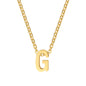 Alina Small Initial Gold Necklace