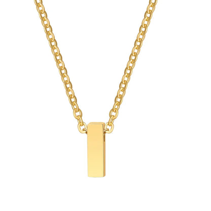 Alina Small Initial Gold Necklace