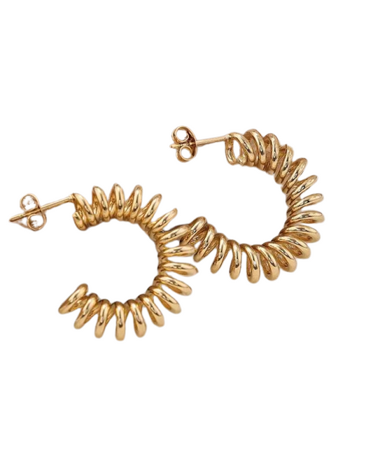 Raquel Spiral Earrings